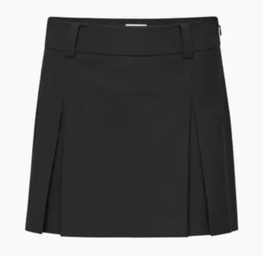 Sunday Best Bebe Black Pleated Mini Skirt